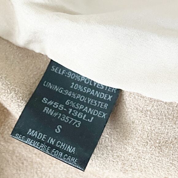 VICI Market Suede Moto Jacket Sand Small S - Picture 12 of 14